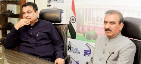 CM calls on Gadkari, seeks support for repair of damaged roads