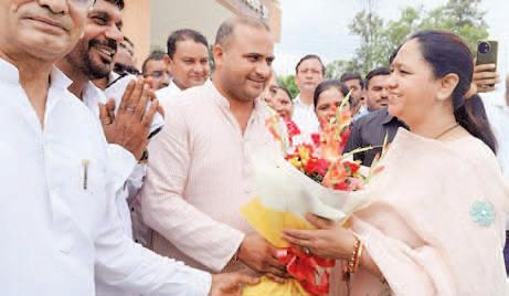CM Saini ensures fast-track development in Ladwa constituency: Suman Saini