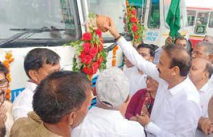 MLA Rana thanks Manohar Lal, Saini and Anil Vij for bus stand sub depot