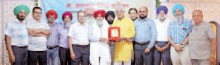 Punjab Bhawan Canada gives first Arjan Singh Memorial Award to Mastuana Sahib Secretary Jaswant Singh Khaira