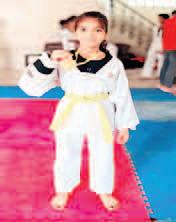 Gargi Aneja wins gold medal in Taekwondo