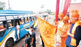 J&K LG flags off 1st batch of Shri Buddha Amarnath yatra