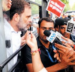 Rahul Gandhi, other opposition leaders detained over poll body march