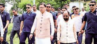 CM Dhami takes stock of disaster- affected areas of Tharali