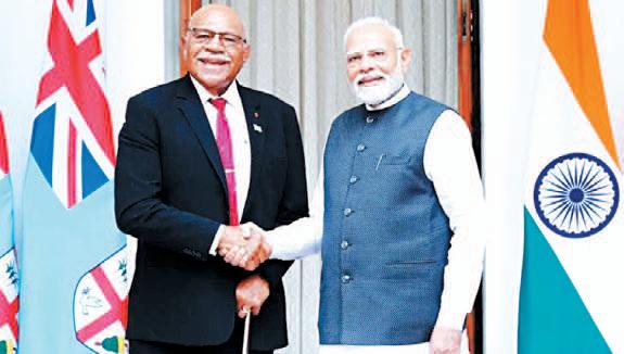 India to boost Fiji's maritime security, announces wider cooperation in defence