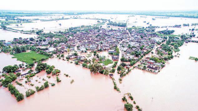 PM undertakes aerial survey of flood affected Punjab, Himachal