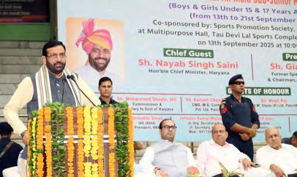Players should aim to win medals in the Olympic Games- CM Nayab Singh Saini