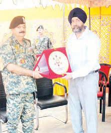 Superannuation retirement of Inspector General (HR & logistics), HQ special DG BSF Western Command, Chd