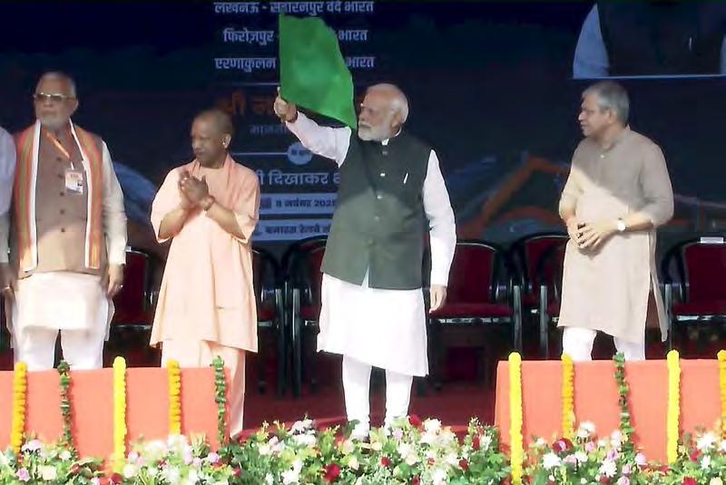 PM Modi launches 4 Vande Bharat Express services; Punjab's Ferozpur-Delhi route stands out