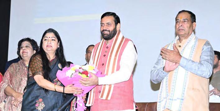 Hrywomen have earned recognition across the countrywith their hard work and skills: Nayab Saini