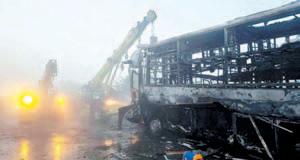 13 killed, 43 injured in mishap on Delhi-Agra Expressway amid fog