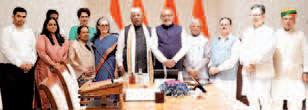 Seven newly elected, re-elected Rajya Sabha members take oath