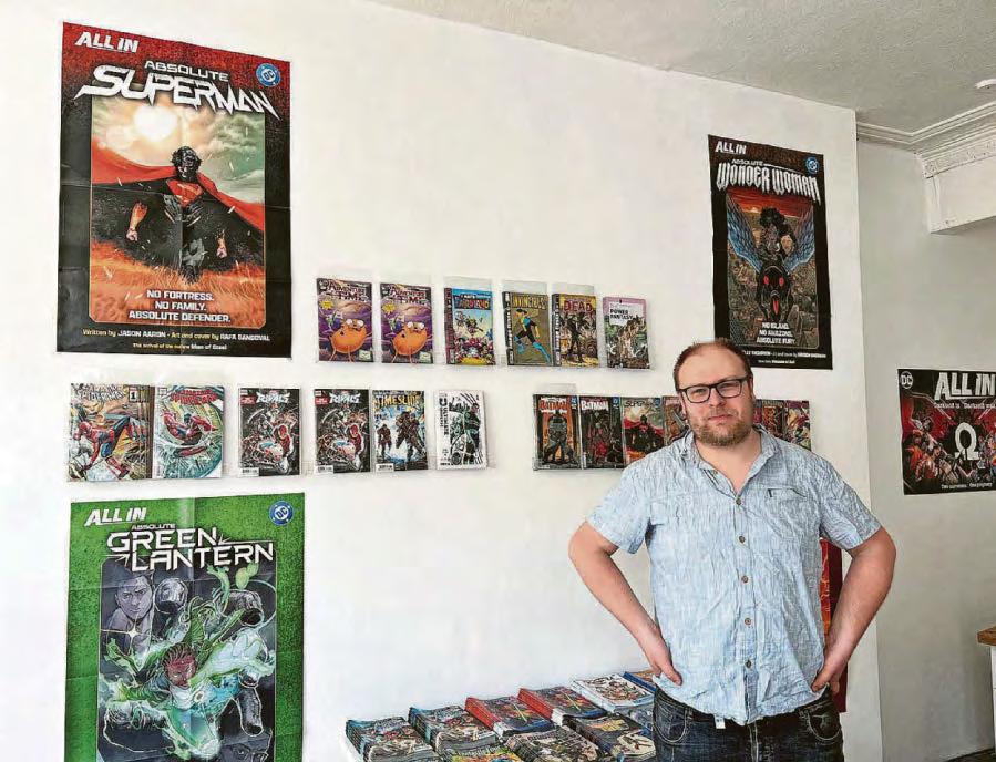 Kapow! Jake ditches 'rubbish' jobs to resurrect comic book adventure