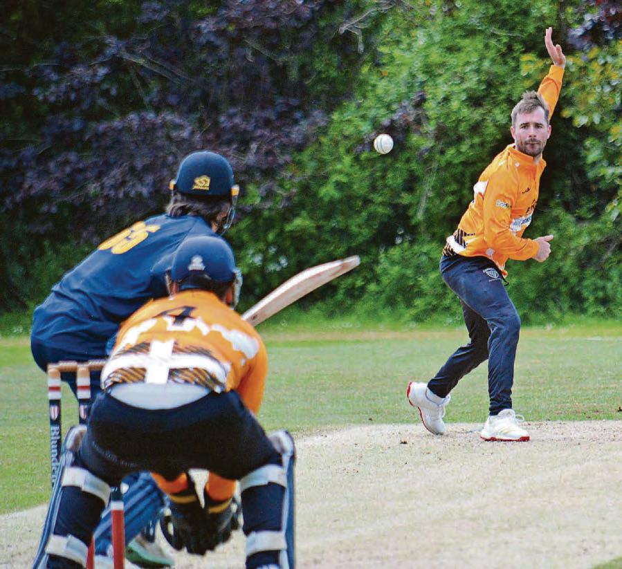 Three teams share top of the table as visiting clubs enjoy soggy day