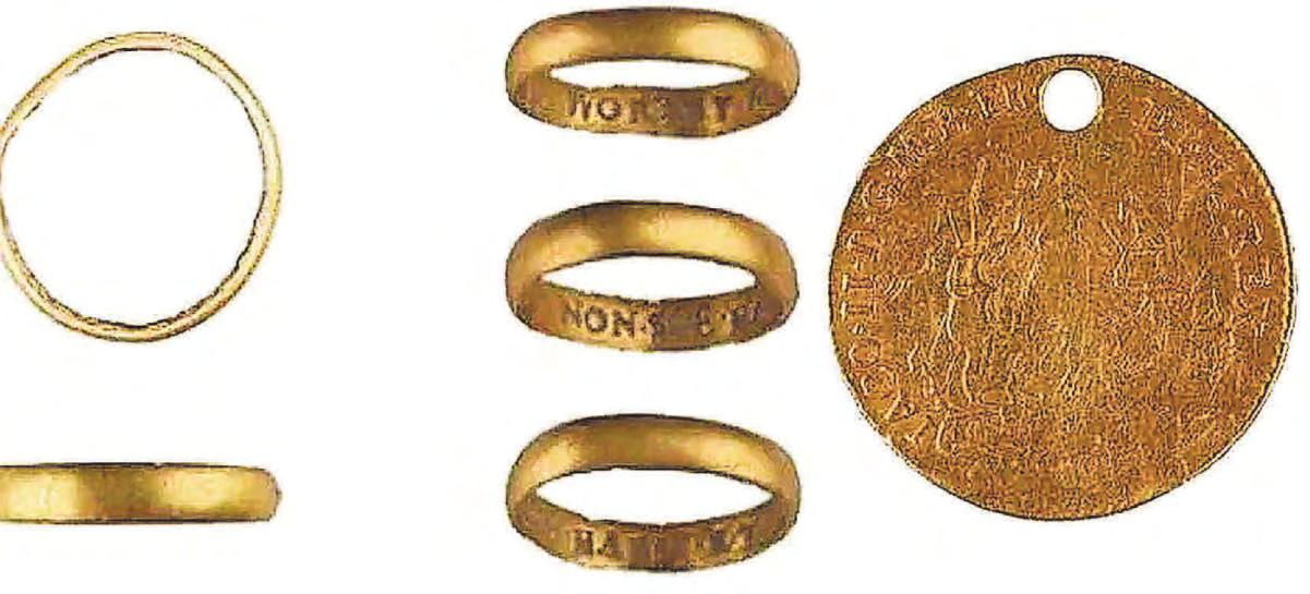 Gold ring and medal are declared as treasure