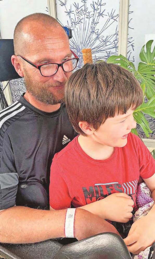 Dad paralysed in accident waiting for care package to get him home