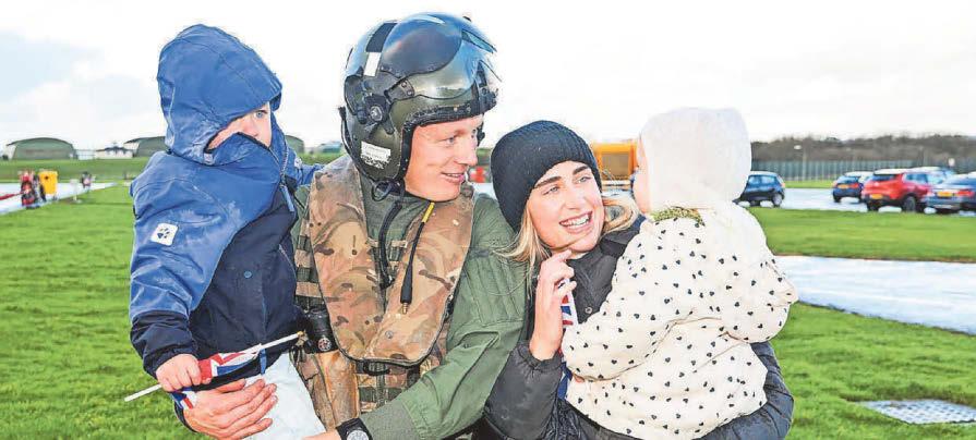 Emotional reunions as Royal Navy personnel return from deployment