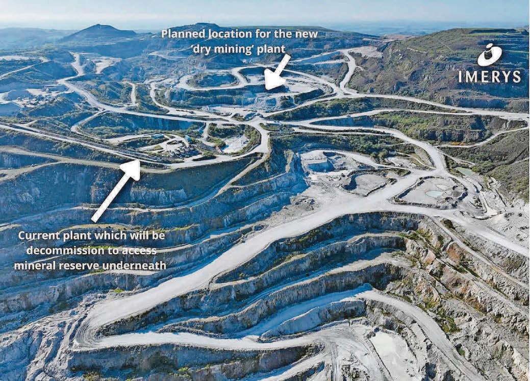 Imerys plans £18m 'dry mining' plant with Shared Prosperity contribution
