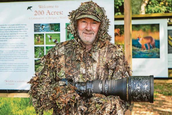 Photographer Andy 'chuffed' with first wildlife exhibition