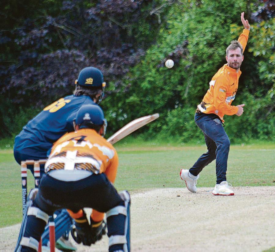 Three teams share top of the table as visiting clubs enjoy soggy day