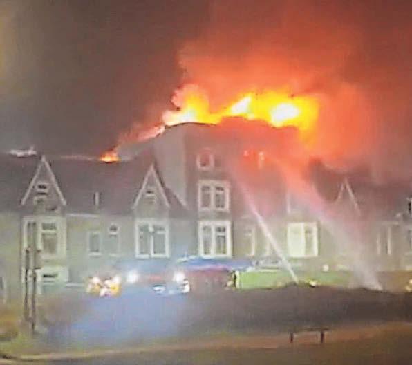 Derelict hotel is hit by second blaze