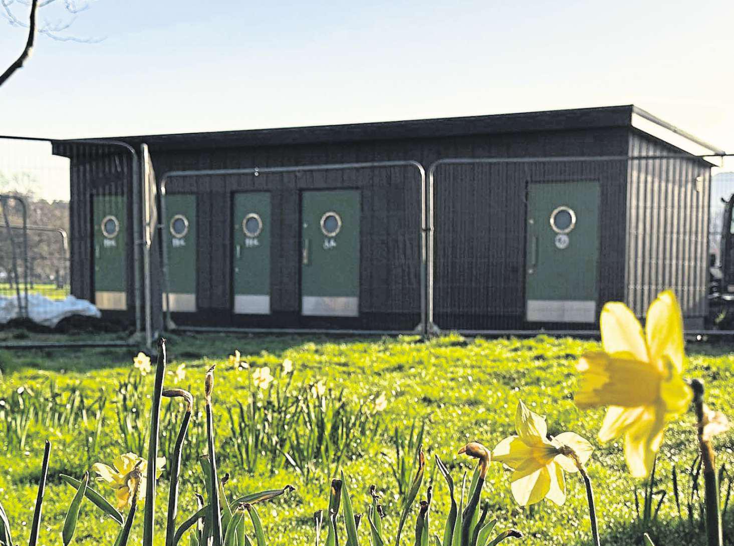 Works progress on new public toilets for parks