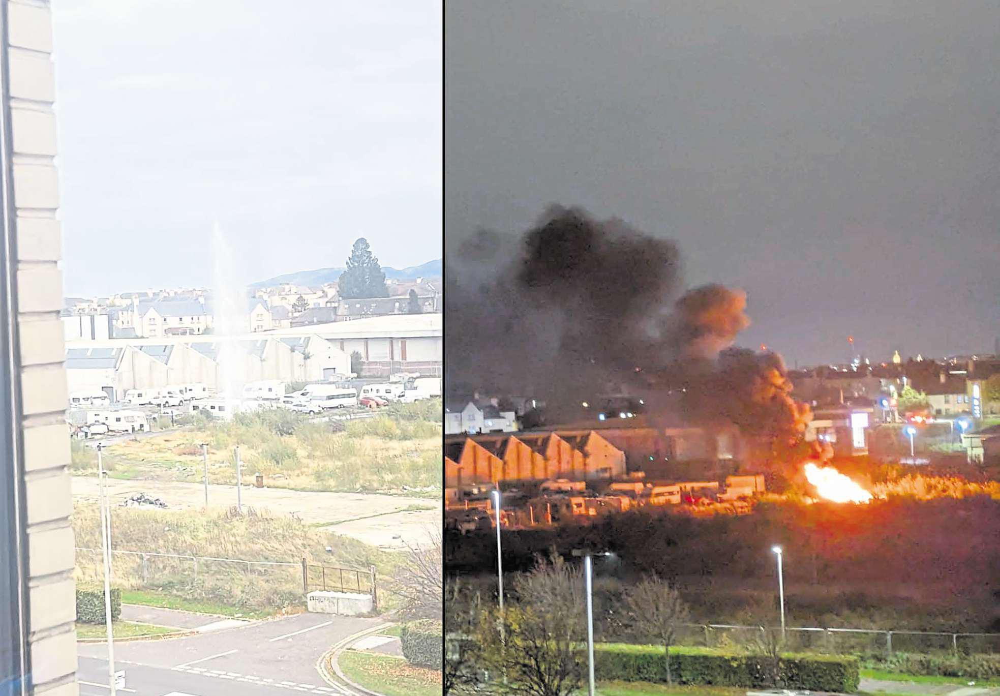 Fresh anger at more fires and a burst pipe at travellers' site