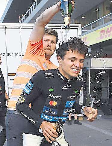 Booing just made Norris laugh before his triumph