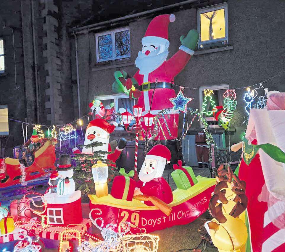 Maria wants her decorations to light up charity