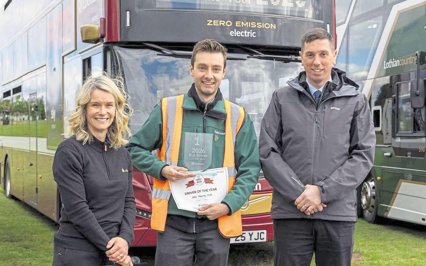 Blackpool beckons for newly crowned bus driver of the year