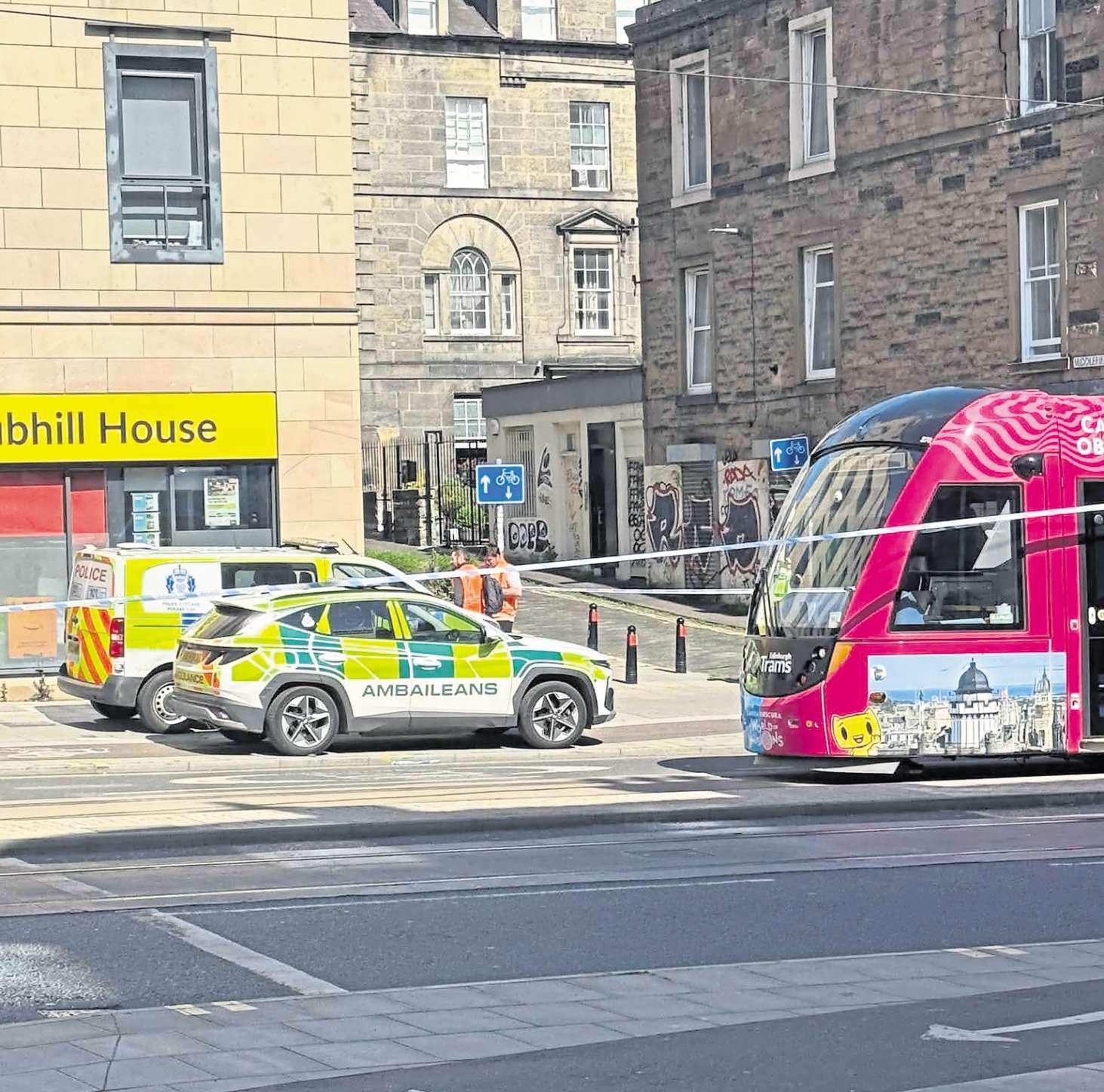 Woman, 19, seriously injured after being struck by tram on Leith Walk