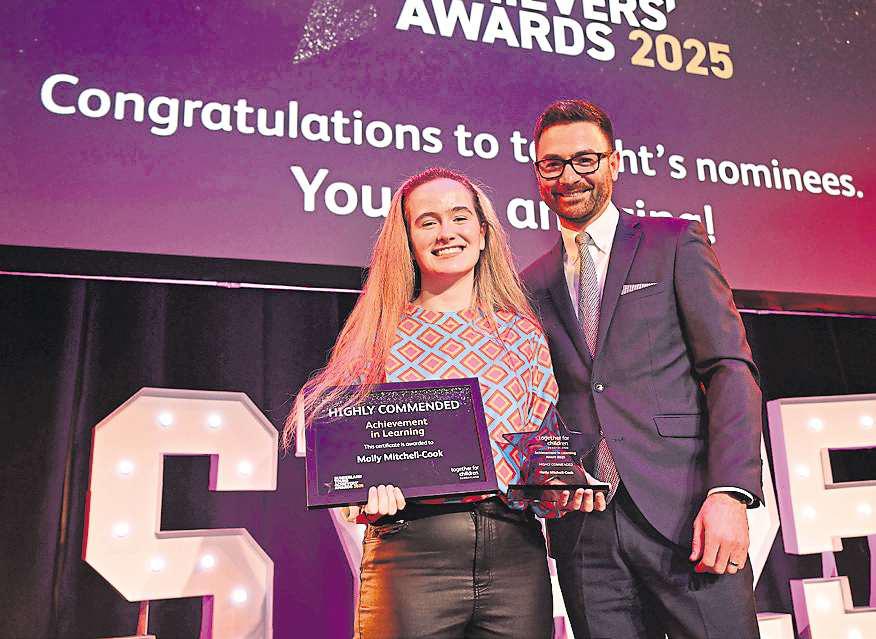Sunderland teenager Molly recognised at Young Achievers' Awards