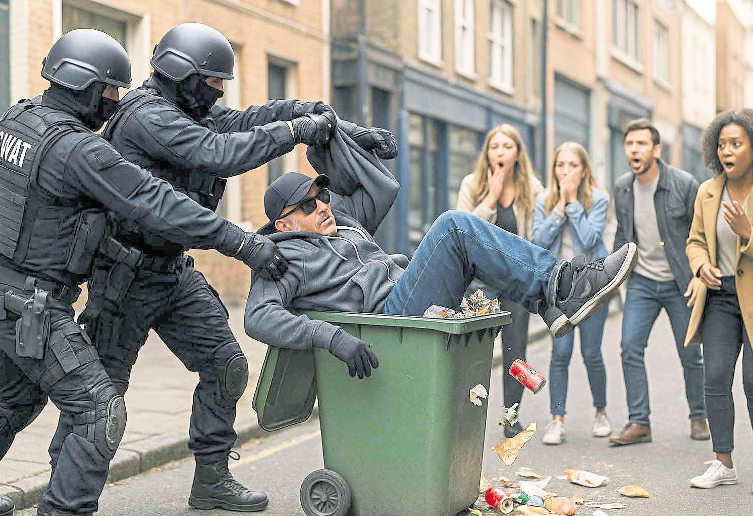 Raging against the rubbish yobs might just be the right answer...