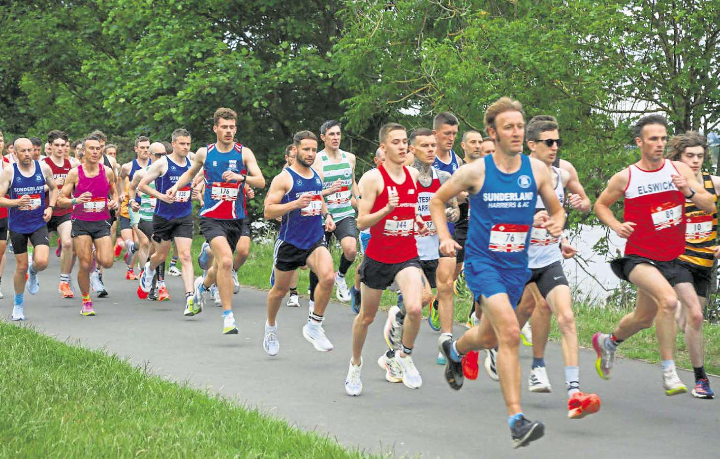Taylor-made display for Harriers at Newburn