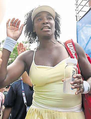 Venus wins in doubles return at the age of 45