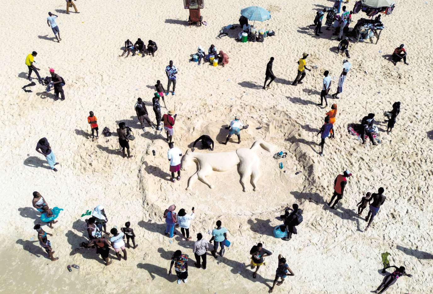 Epic sand sculptures