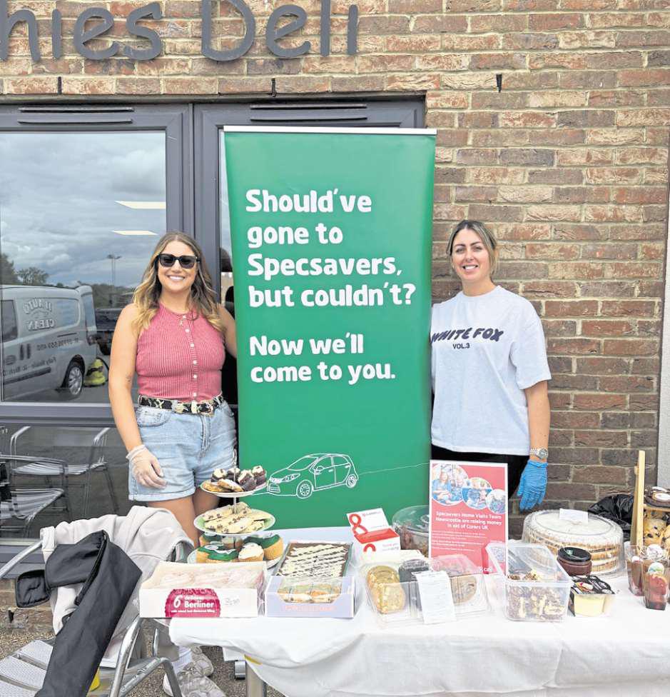 Home visits opticians raise more than £1,500 for charity as total continues to grow