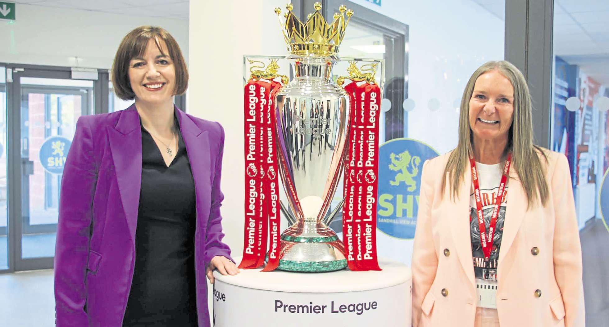 Football helps break down barriers and boost pupils' school attendance