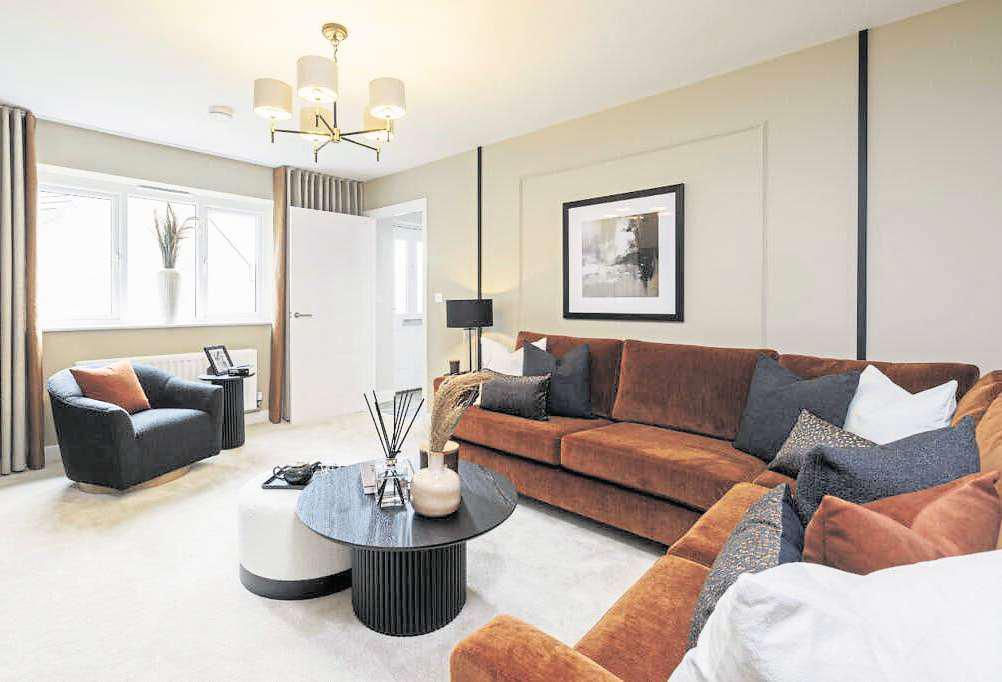 Inside a new house on the site of the former Civic Centre