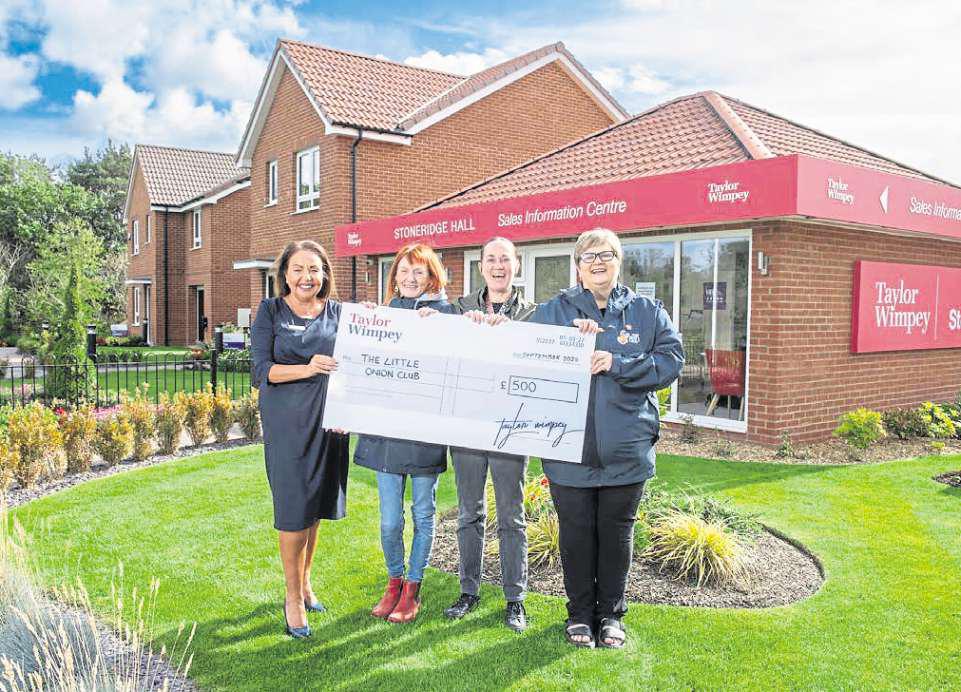 Firm's £500 donation to help group