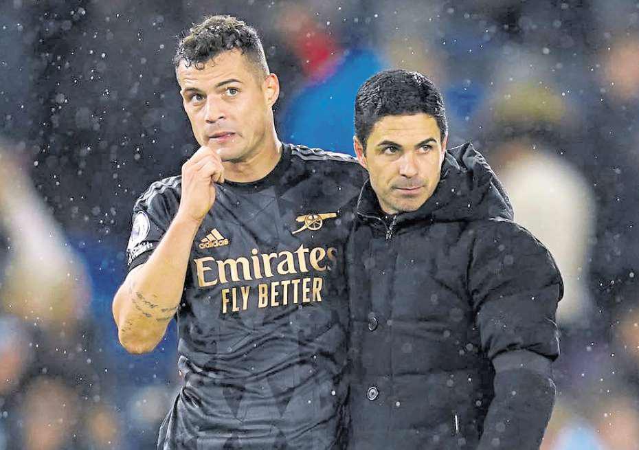 Arteta 'eternally grateful' after working with Xhaka