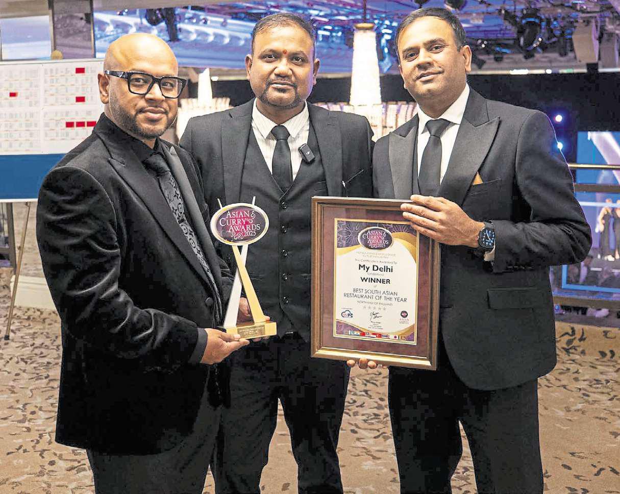 Restaurants pick up hat-trick of awards at the Curry Oscars