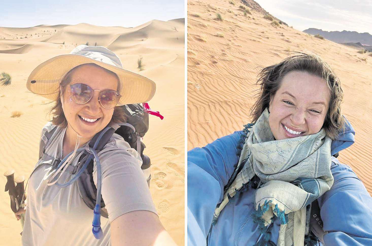 Sarah's Sahara challenge to celebrate one year of her being cancer-free