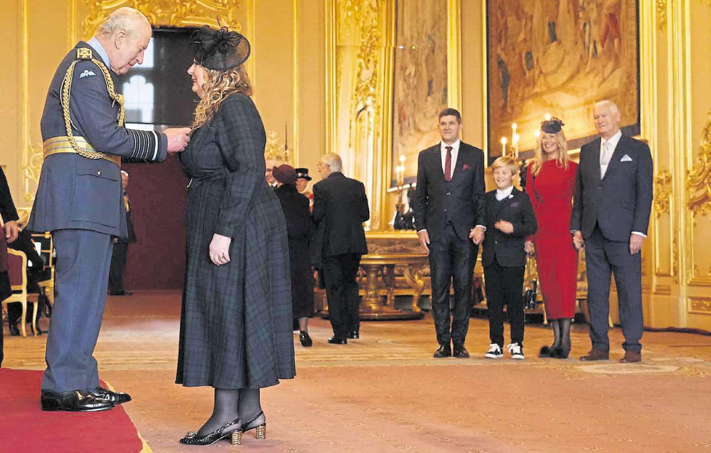 'The greatest honour' – Viv given Royal recognition for charity work