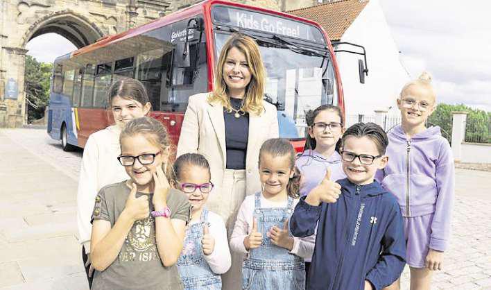 Youngsters get free ticket to ride over the holidays