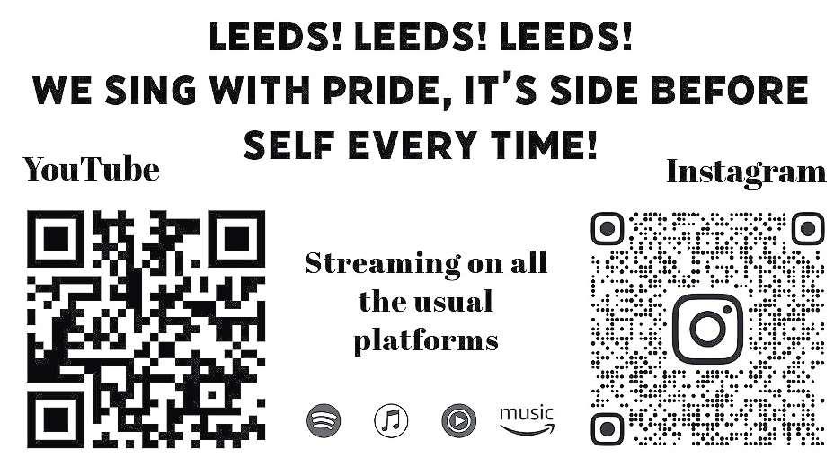Sung with pride: Leeds United fan's musical tribute to his home team