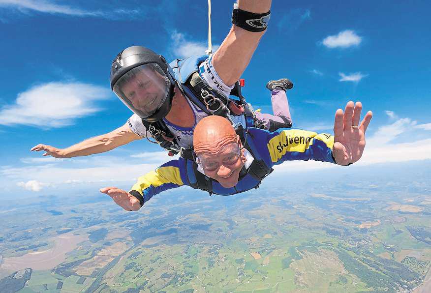 Leeds man jumps into action to support causes close to his heart