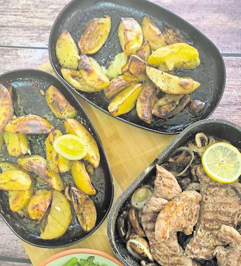 Lemon Greek potatoes a great alternative