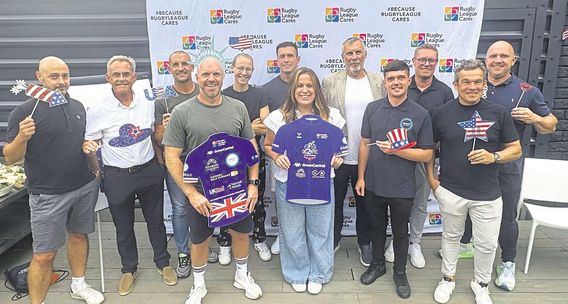 Former Rhinos stars saddle up for gruelling Stateside charity cycle