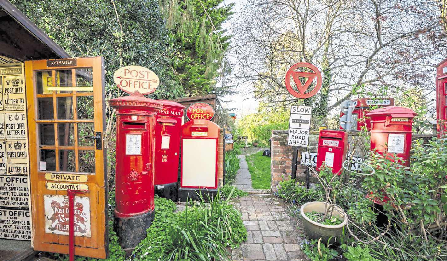 Inside UK's largest private collection of post boxes